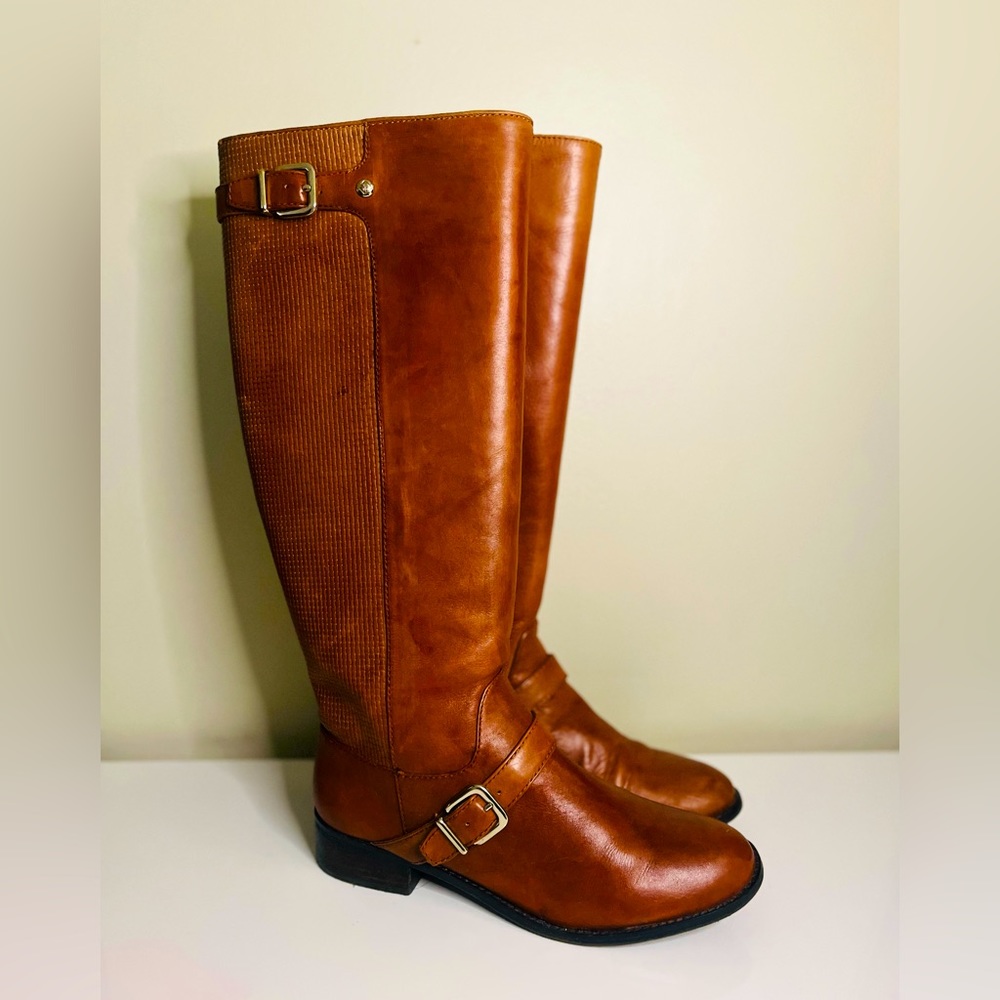Antonio Melani Leather Boots- Size 9